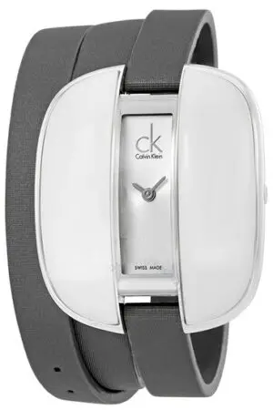 CALVIN KLEIN - Montre pour femme Treasure avec cadran argenté