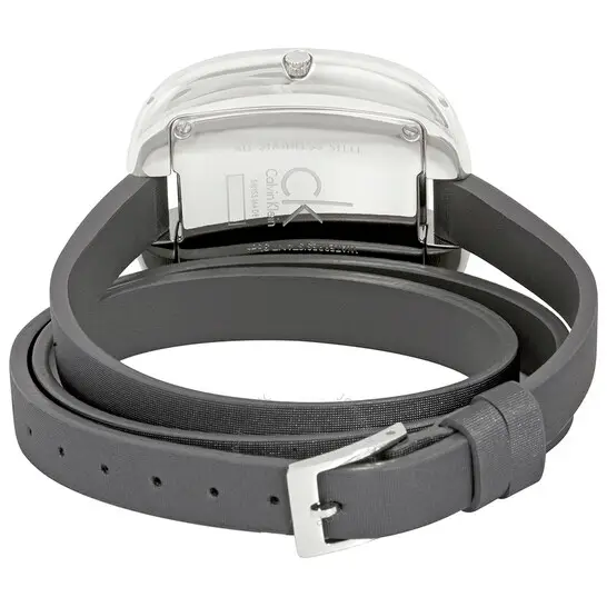 CALVIN KLEIN - Montre pour femme Treasure avec cadran argenté – Image 2