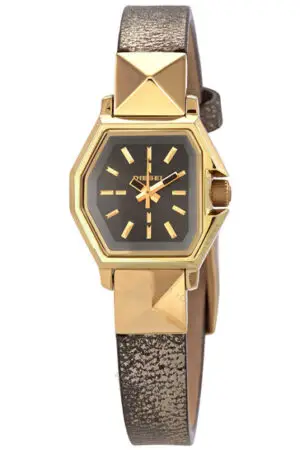 Diesel-Montre Timeframes SS 16 pour femme avec cadran bronze