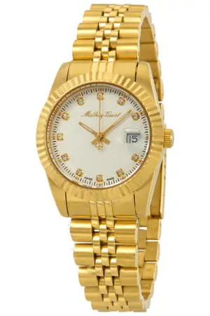 Mathey-Tissot - Montre Mathey III à quartz et cadran blanc pour femme